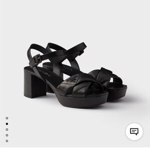Prada Women's Elegant Black Sandals